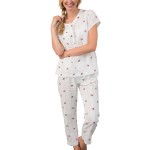 Trofe Vintage Rose Woven Pyjama