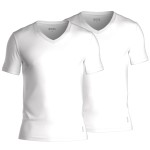 2-Pakning BOSS Cotton Stretch Slim Fit V-Neck T-shirt