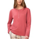 Triumph Lounge Me Cotton Button Tab Top