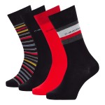 4-Pakning Calvin Klein David Crew Socks Gift Box