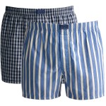 2-er-Pack Gant Cotton Stripe Boxer Shorts