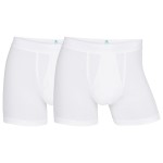 2-Pak Dovre Organic Cotton Boxer With Fly