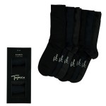 6-Pack Topeco Men Bamboo Crew Socks