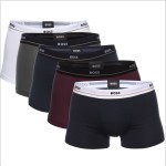 5-er-Pack BOSS Cotton Boxer Trunks