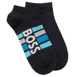 2-er-Pack BOSS Stripe Cotton Ankle Socks