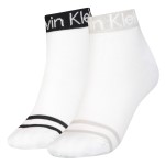 2-er-Pack Calvin Klein Logo Welt Quarter Socks 