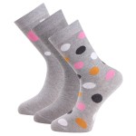 3-Pakning Trofe Cotton Printed Socks 