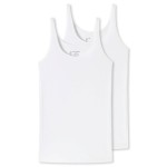 2-Pakning Schiesser 95-5 Organic Cotton Top 
