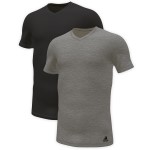 2-Pak Adidas Active Flex Cotton 3 Stripes V-Neck T-Shirt