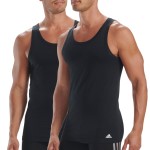 2-Pack Adidas Active Flex Cotton 3 Stripes Tank Top