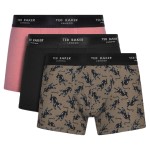 3-Pakkaus Ted Baker Realasting Cotton Basic Trunks