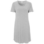 Damella Bamboo Plain Short Sleeve Nightdress