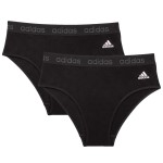 2-stuks verpakking Adidas Solid Cotton Bikini Style Brief Multi