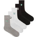 10-Pak Frank Dandy Embroidered Bamboo Socks