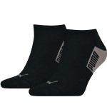 2-Pakkaus Puma Men Logo Block Sneaker Socks