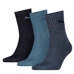 3-Pakkaus Puma Short Crew Unisex Socks