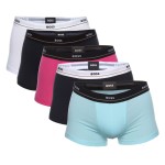 5-stuks verpakking BOSS Jersey Quality Cotton Mix Solid Cotton Trunks