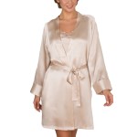 Lady Avenue Pure Silk Short Kimono