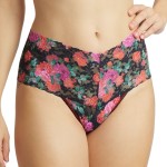 2-stuks verpakking Hanky Panky Signature Lace Print Retro Thong