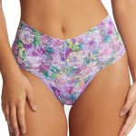 2-stuks verpakking Hanky Panky Signature Lace Print Retro Thong