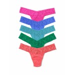 5-Pakning Hanky Panky Signature Lace Low Rise Thong