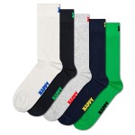 5-Pack Happy Socks Solid Socks