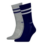 2-Pakning Levis Regular Cut Stripe Socks