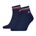 2-Pak Tommy Men Uni TJ Iconic Quarter Socks