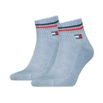 2-Pak Tommy Men Uni TJ Iconic Quarter Socks