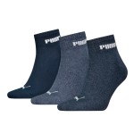 3-Pakning Puma Unisex New Generation Cushioned Quarter Sock