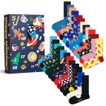 24-er-Pack Happy Socks Advent Calendar Socks Gift Set