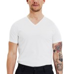 2-stuks verpakking Bread and Boxers Cotton Stretch V-Neck T-shirt