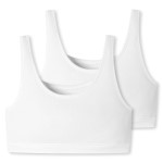 2-Pak Schiesser 95-5 Organic Cotton Bustier Top