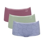 3-stuks verpakking Sloggi GO Crush Hipster Shorts