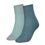 2-Pakkaus Calvin Klein Short Sock Roll Top