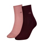 2-Pakkaus Calvin Klein Short Sock Roll Top