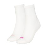 2-Pakkaus Puma Women Heart Logo Short Crew Socks