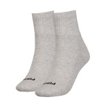 2-Pakkaus Puma Women Heart Logo Short Crew Socks
