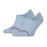 2-Pak Tommy Uni TJ Iconic Footie Socks