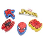 5-stuks verpakking Crocs Jibbitz Spider-Man