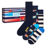 3-er-Pack Happy Socks Navy Socks Gift Box