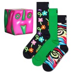 3-er-Pack Happy Socks Hyper Cube Socks Gift Box
