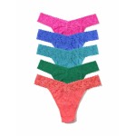 5-er-Pack Hanky Panky Signature Lace Original Rise Thongs