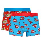 2-Pakkaus Happy Socks Super Dad Boxershorts