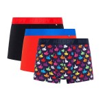 3-Pakkaus Happy Socks Thumbs Up Boxershorts