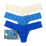3-er-Pack Hanky Panky Low Rise Lace Thong  D2