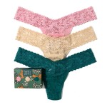 3-er-Pack Hanky Panky Low Rise Lace Thong  D2
