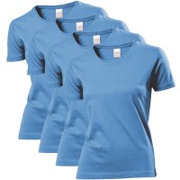 4-stuks verpakking Stedman Classic Women T-shirt