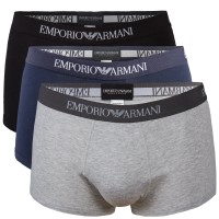 3-Pak Armani Pure Cotton Trunks
