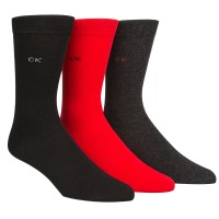 3-Pakning Calvin Klein Maddox Flat Knit Socks Gift Box